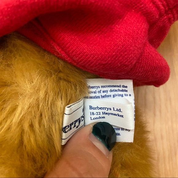 Vintage Burberrys Teddy Bear with Spell Out Sweater - Picture 5 of 9